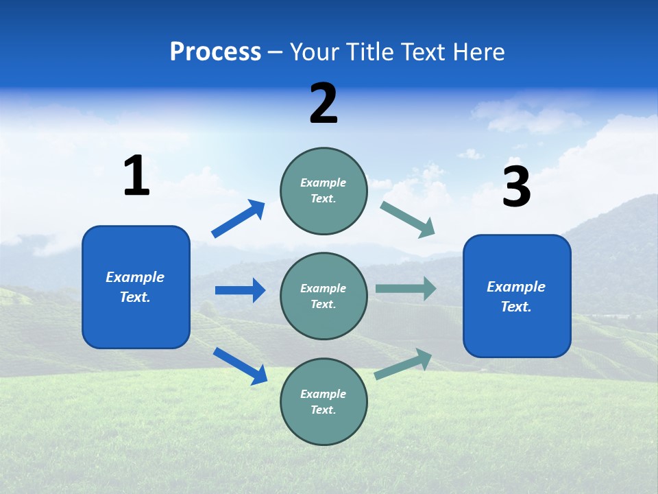Season Sunlight Horizon PowerPoint Template