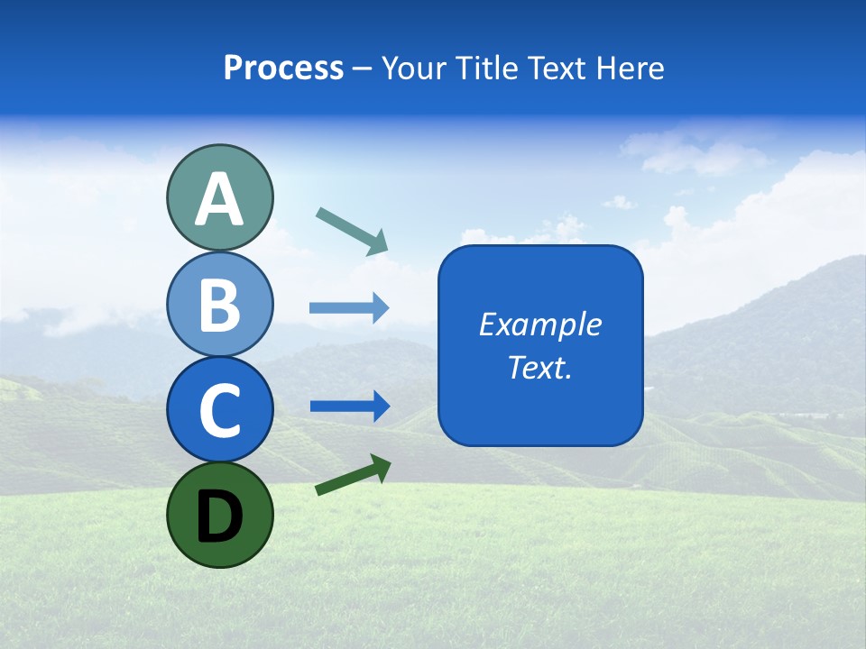 Season Sunlight Horizon PowerPoint Template