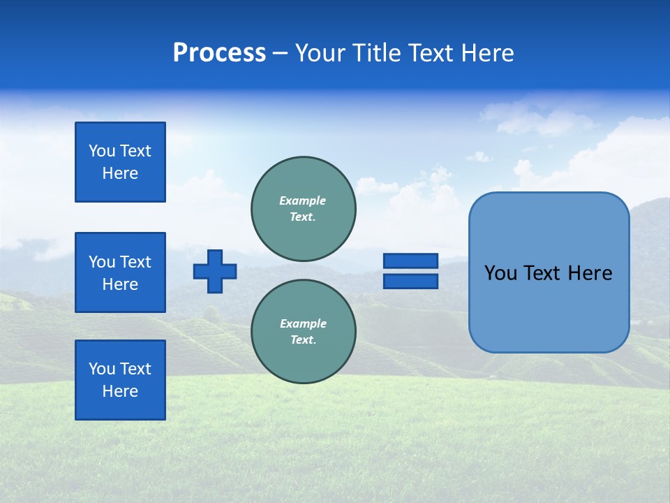 Season Sunlight Horizon PowerPoint Template