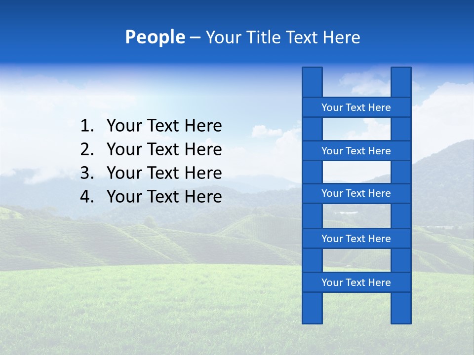 Season Sunlight Horizon PowerPoint Template