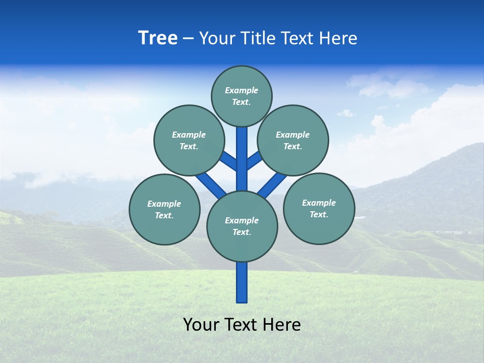 Season Sunlight Horizon PowerPoint Template