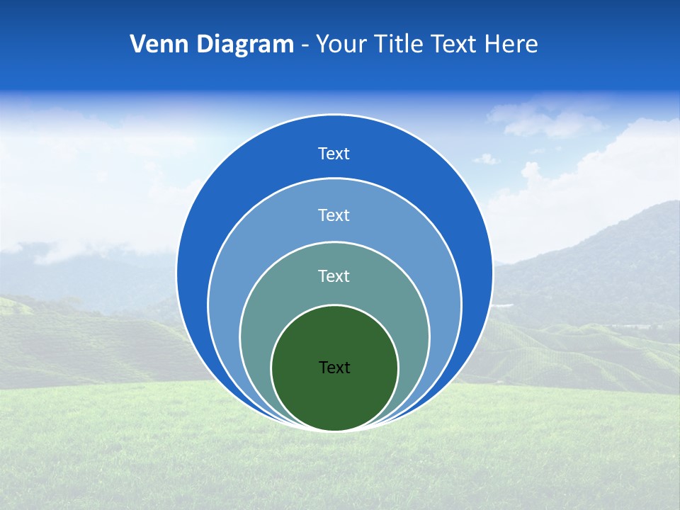 Season Sunlight Horizon PowerPoint Template