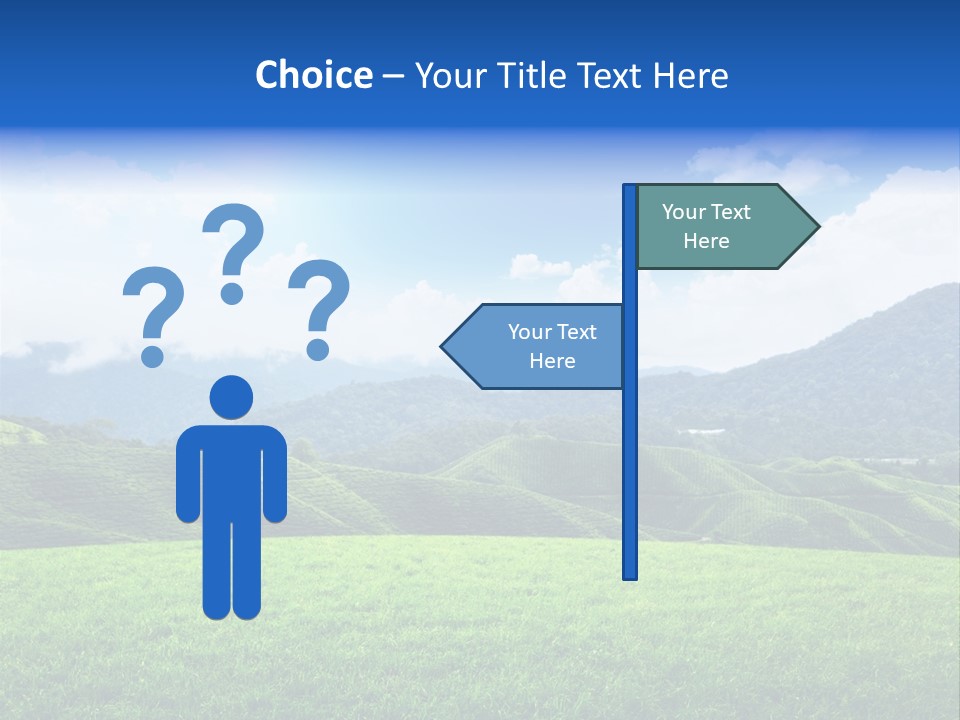 Season Sunlight Horizon PowerPoint Template