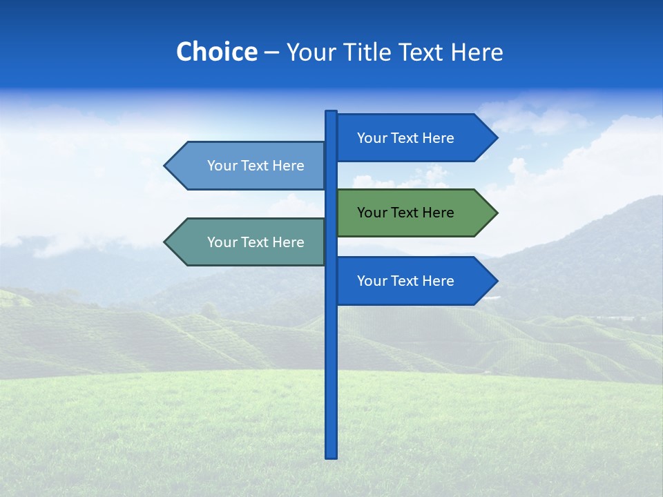 Season Sunlight Horizon PowerPoint Template