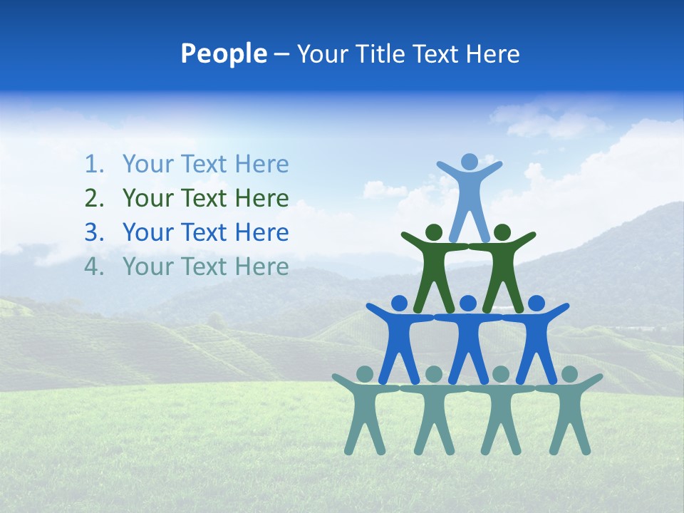 Season Sunlight Horizon PowerPoint Template