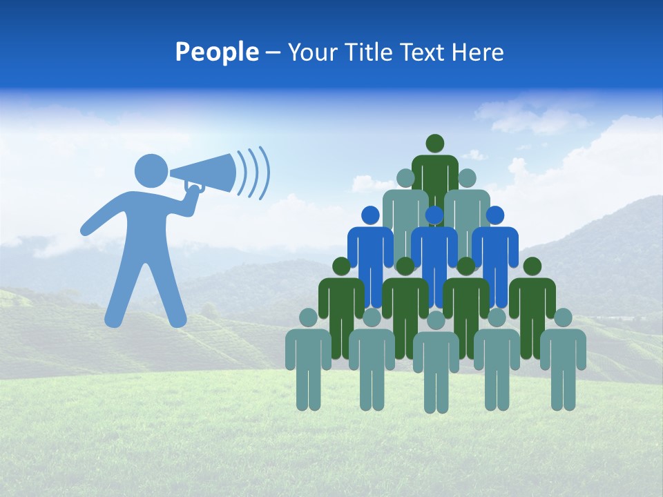 Season Sunlight Horizon PowerPoint Template