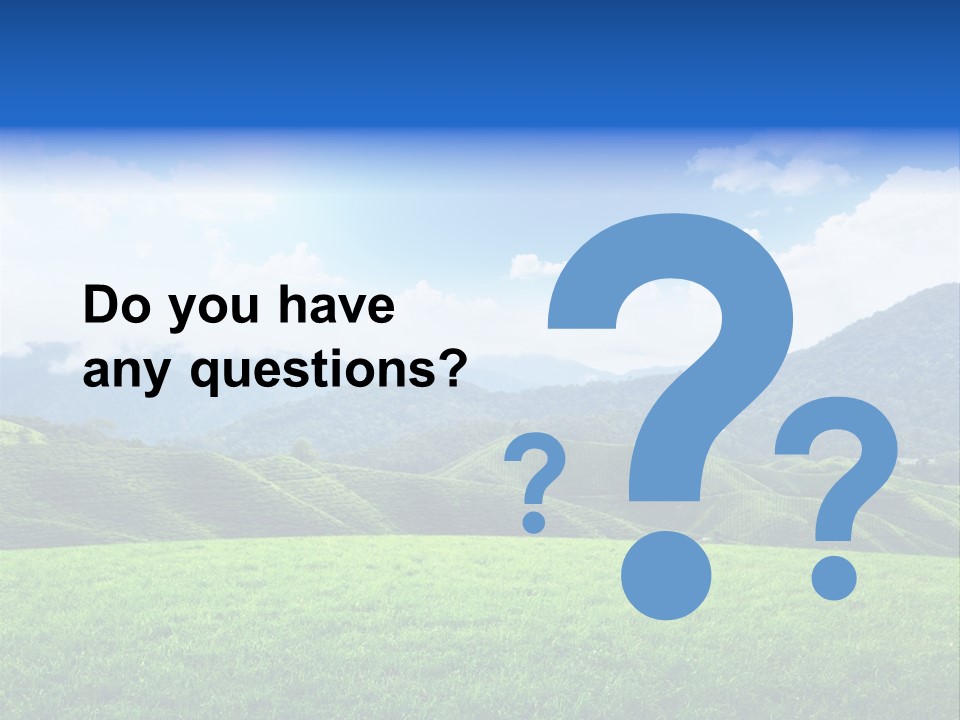 Season Sunlight Horizon PowerPoint Template