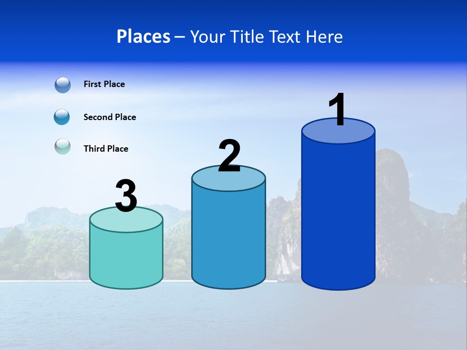 Asia Sky Blue PowerPoint Template