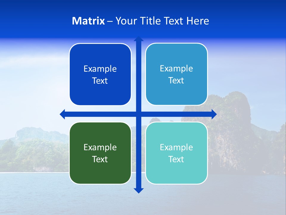 Asia Sky Blue PowerPoint Template