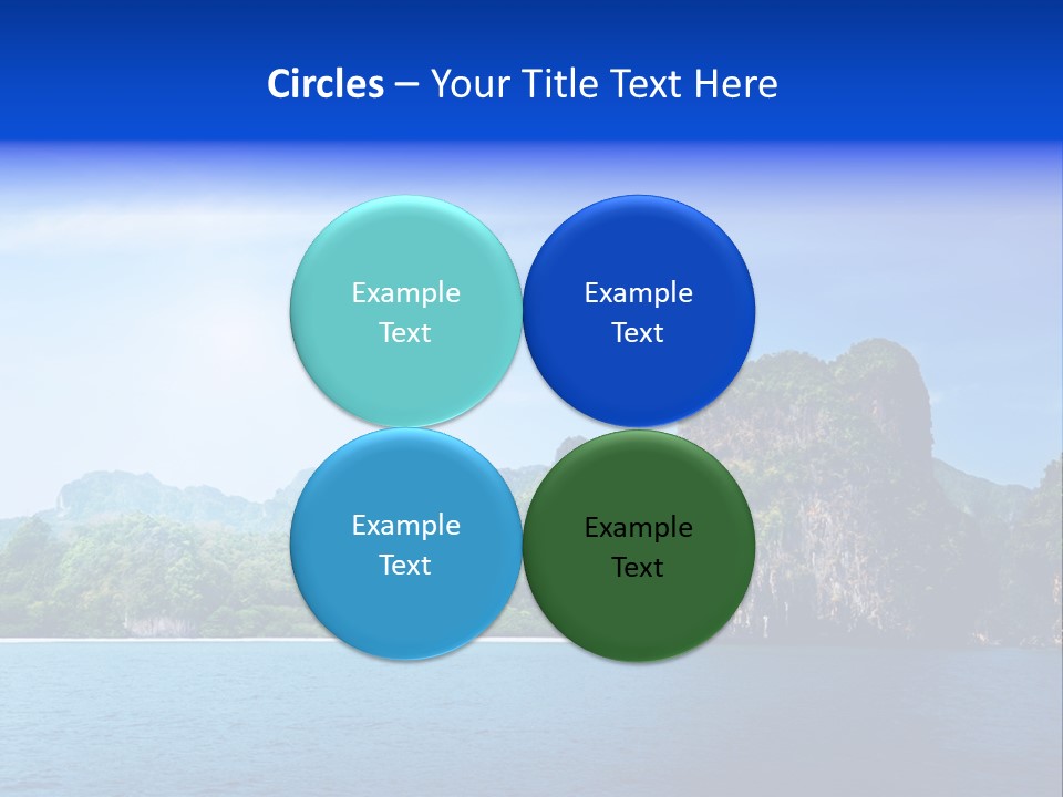 Asia Sky Blue PowerPoint Template