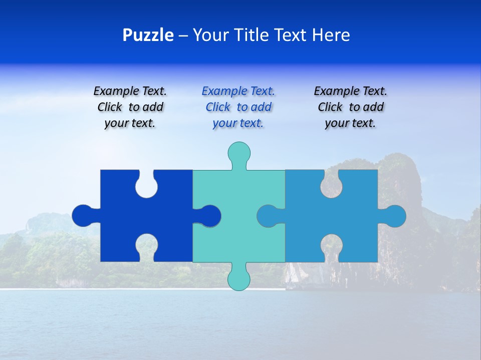 Asia Sky Blue PowerPoint Template