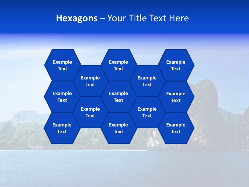 Asia Sky Blue PowerPoint Template