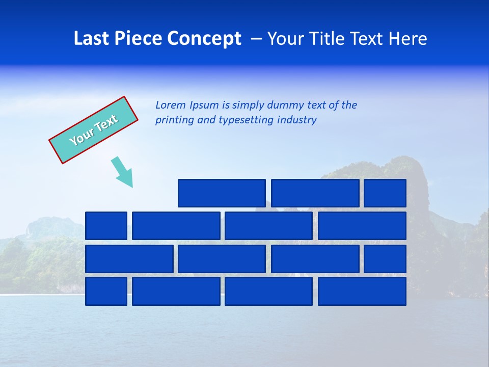 Asia Sky Blue PowerPoint Template