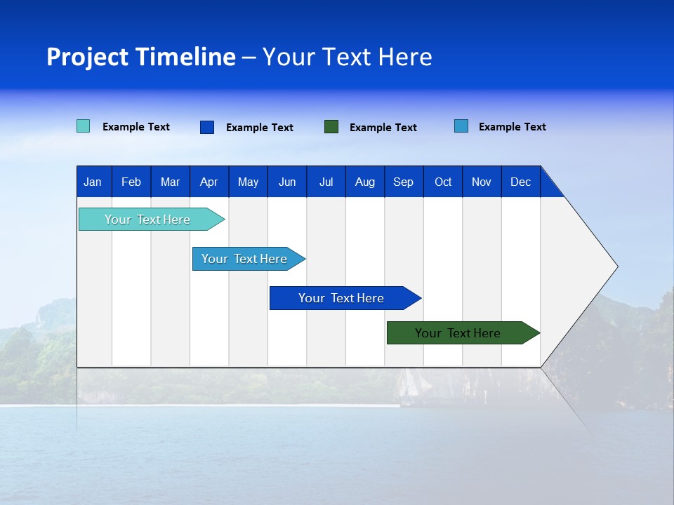 Asia Sky Blue PowerPoint Template