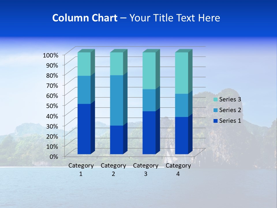 Asia Sky Blue PowerPoint Template