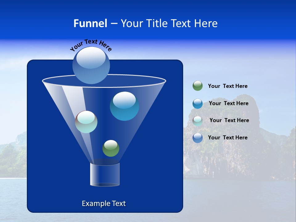 Asia Sky Blue PowerPoint Template