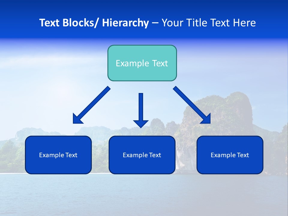 Asia Sky Blue PowerPoint Template