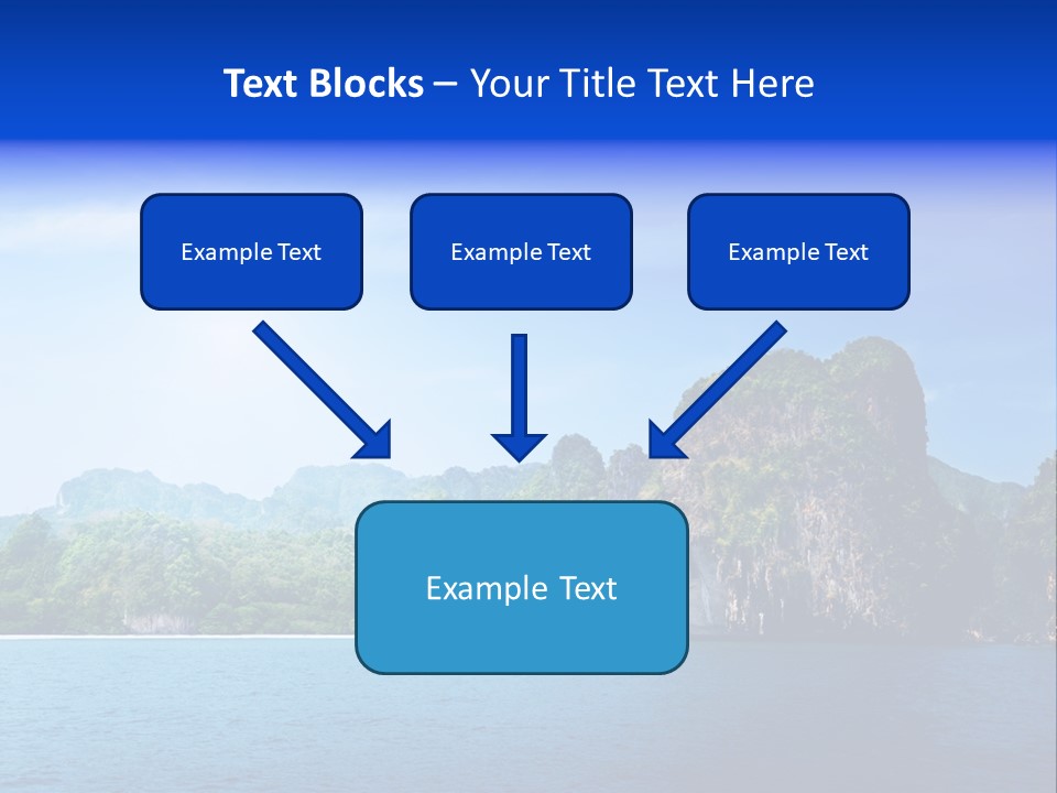 Asia Sky Blue PowerPoint Template