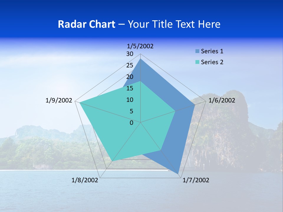 Asia Sky Blue PowerPoint Template