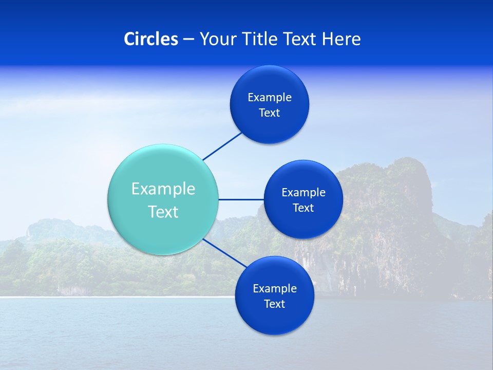 Asia Sky Blue PowerPoint Template