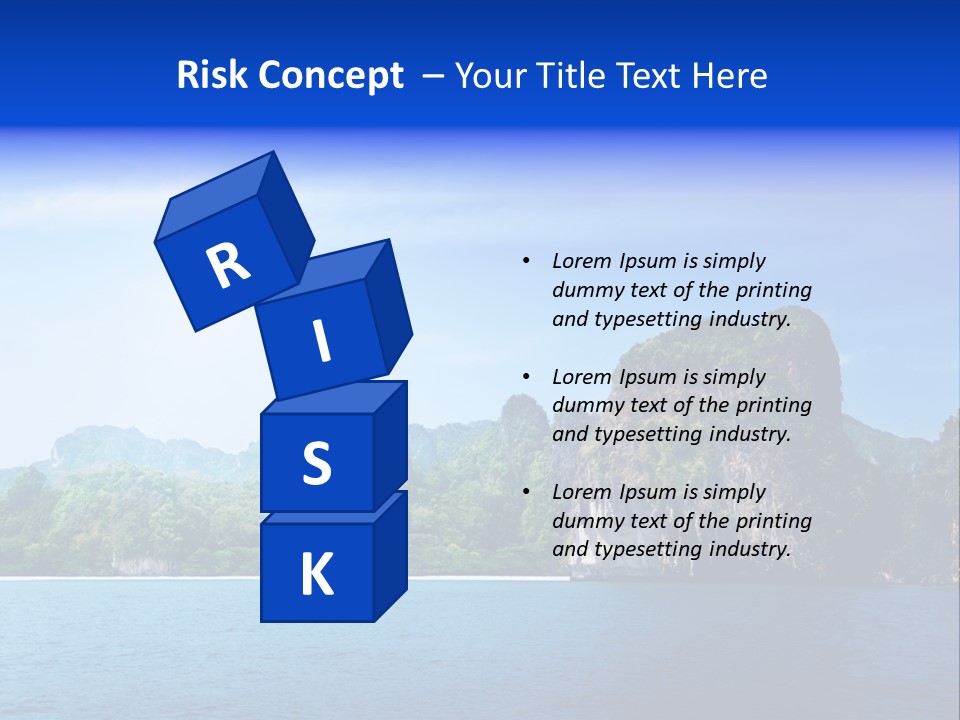 Asia Sky Blue PowerPoint Template