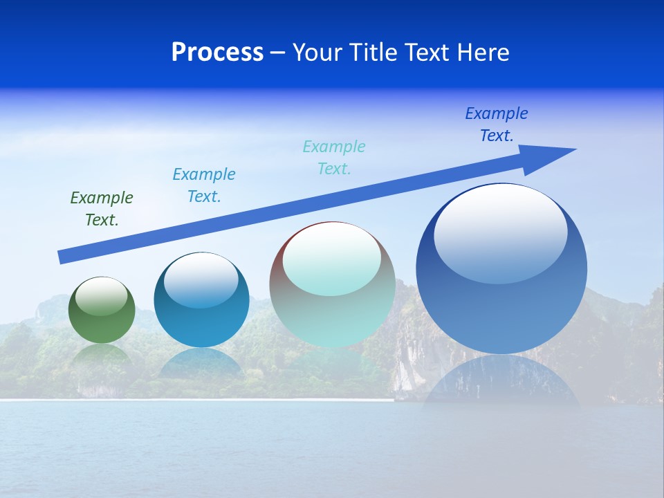 Asia Sky Blue PowerPoint Template