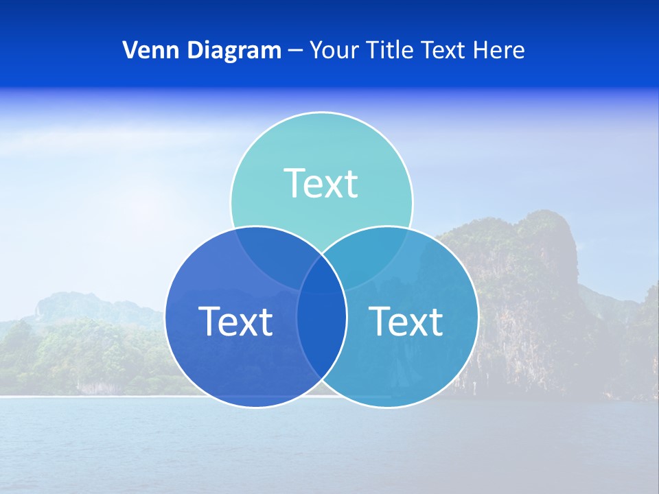 Asia Sky Blue PowerPoint Template