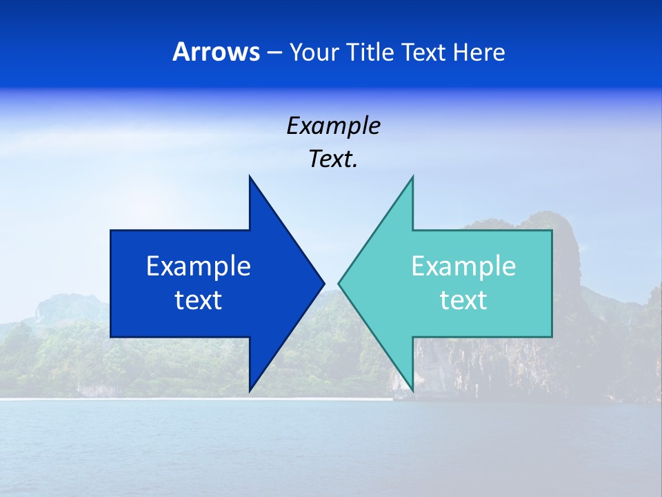 Asia Sky Blue PowerPoint Template