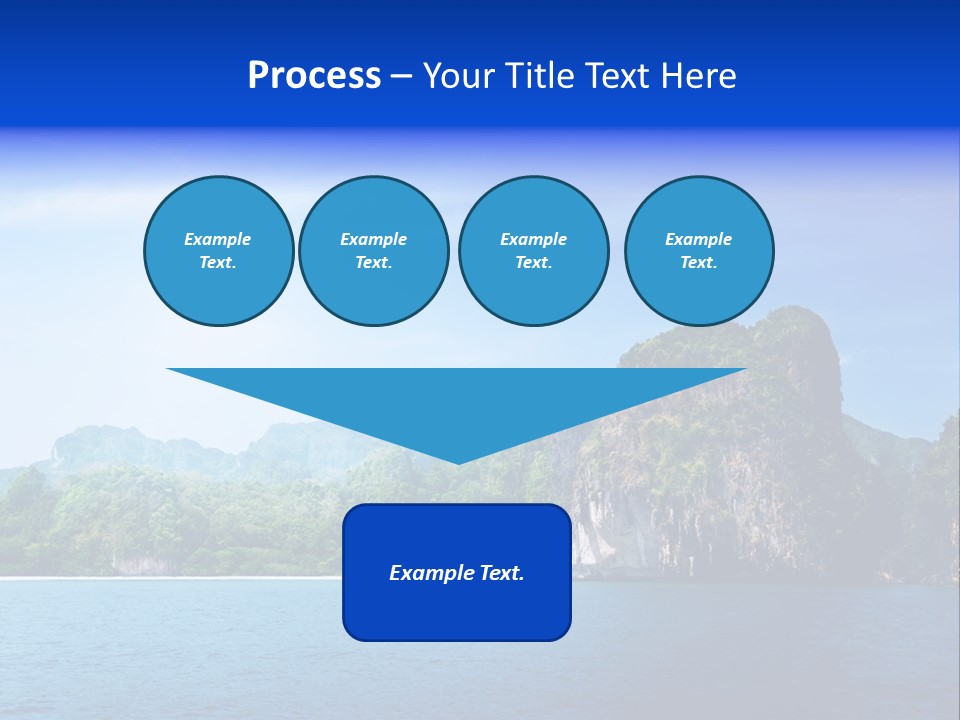 Asia Sky Blue PowerPoint Template