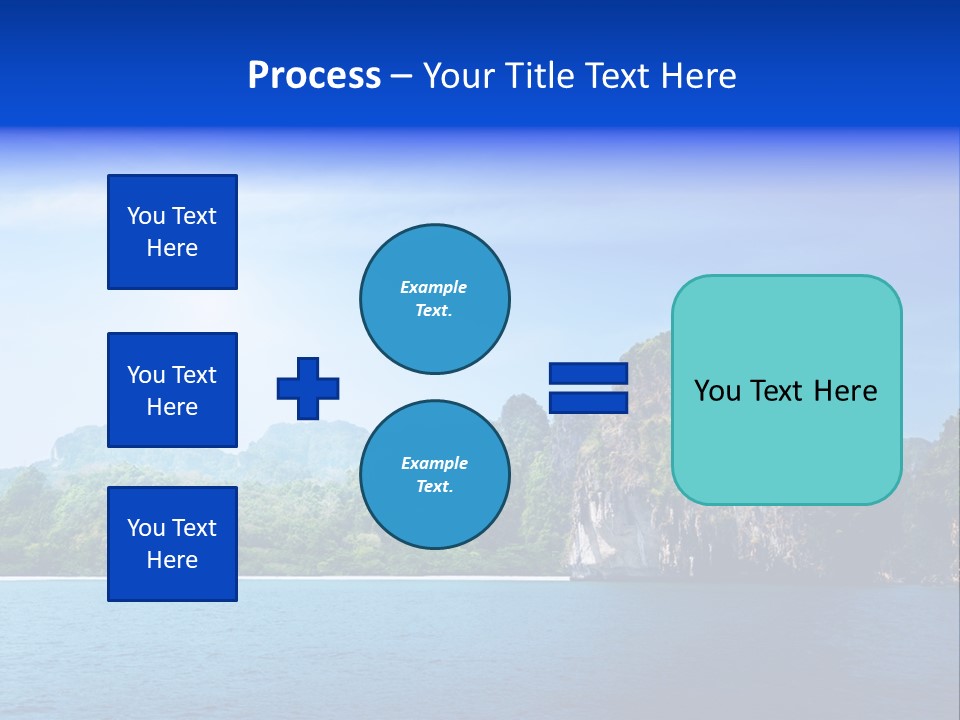 Asia Sky Blue PowerPoint Template