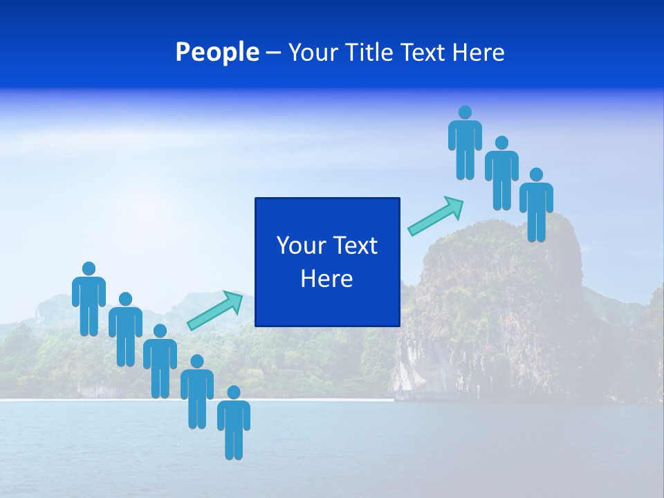 Asia Sky Blue PowerPoint Template