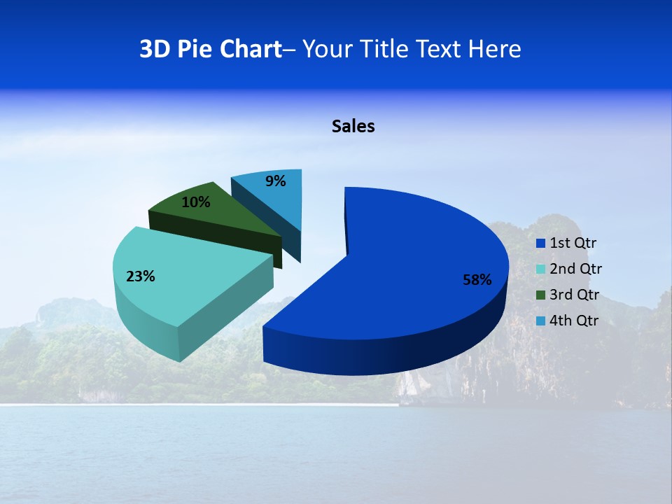 Asia Sky Blue PowerPoint Template