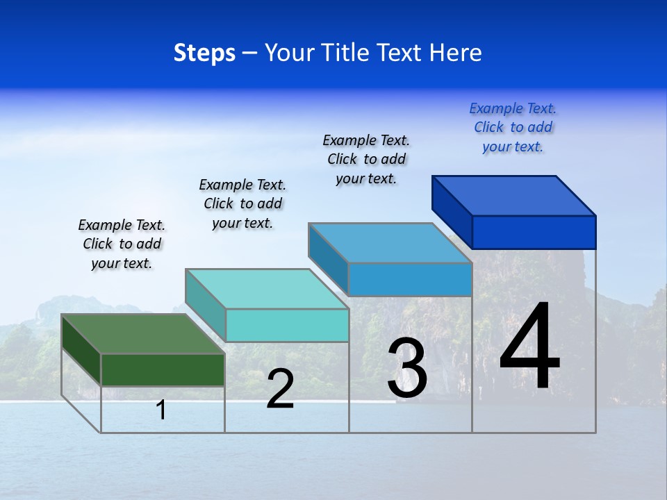 Asia Sky Blue PowerPoint Template