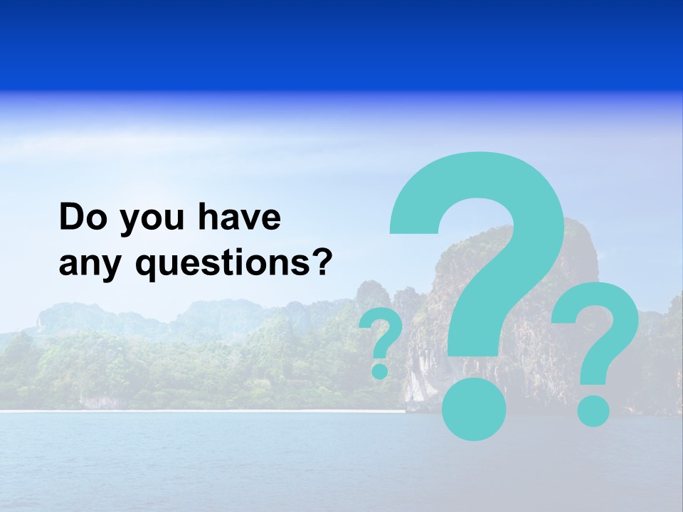 Asia Sky Blue PowerPoint Template