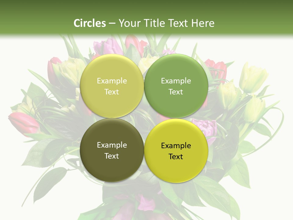 Composition Pink Spring PowerPoint Template