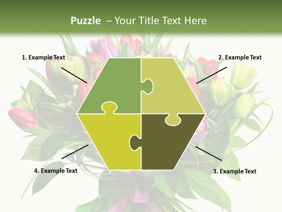 Composition Pink Spring PowerPoint Template