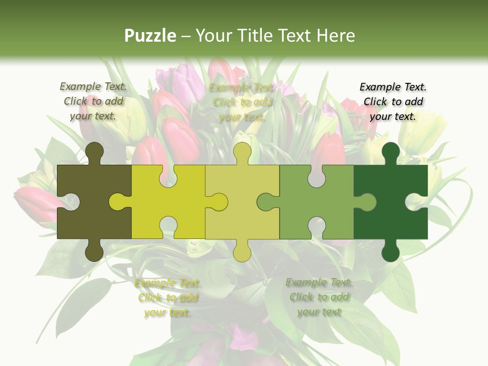 Composition Pink Spring PowerPoint Template