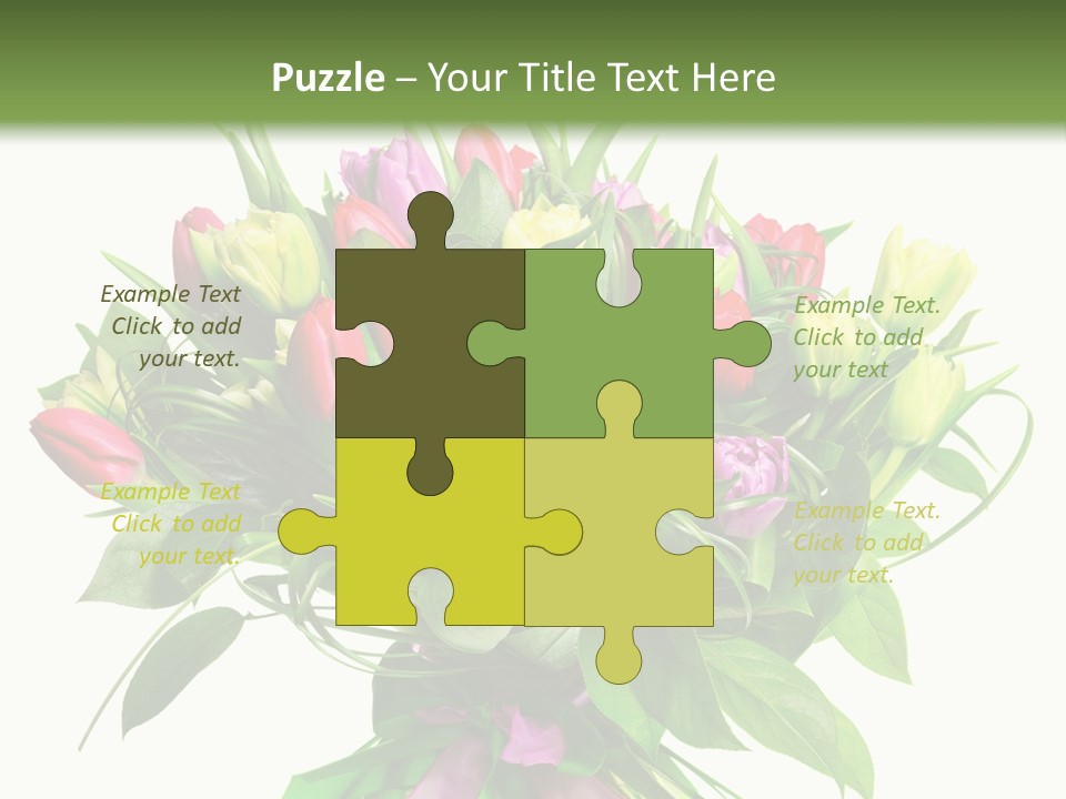 Composition Pink Spring PowerPoint Template