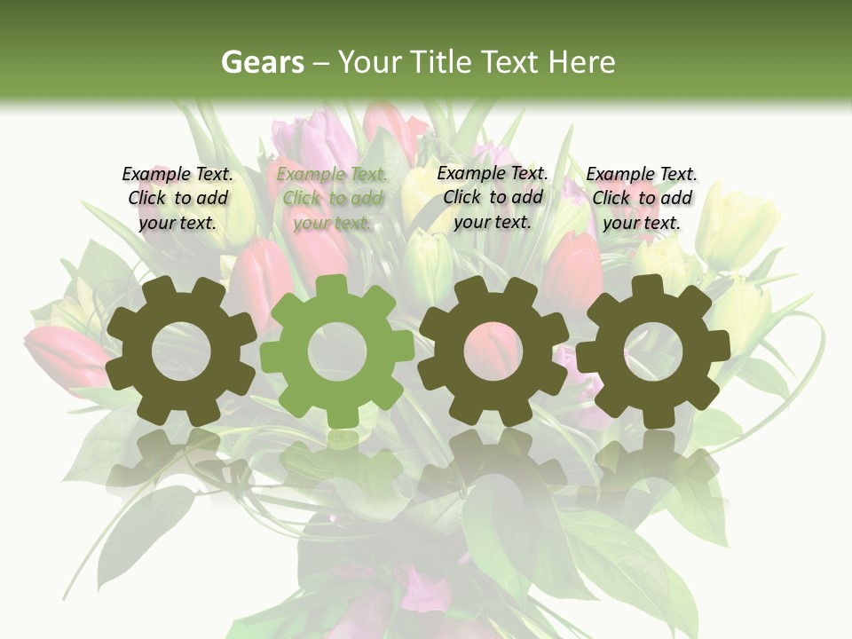 Composition Pink Spring PowerPoint Template