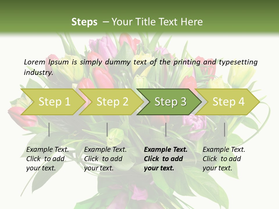 Composition Pink Spring PowerPoint Template