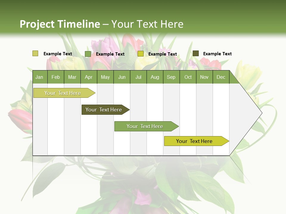 Composition Pink Spring PowerPoint Template