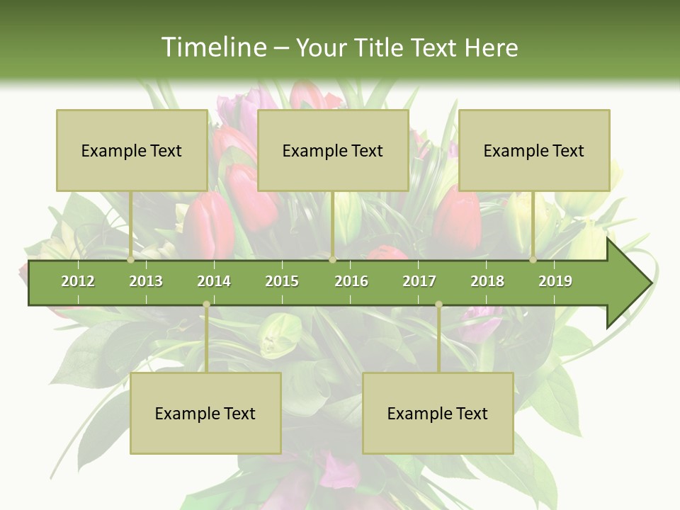 Composition Pink Spring PowerPoint Template