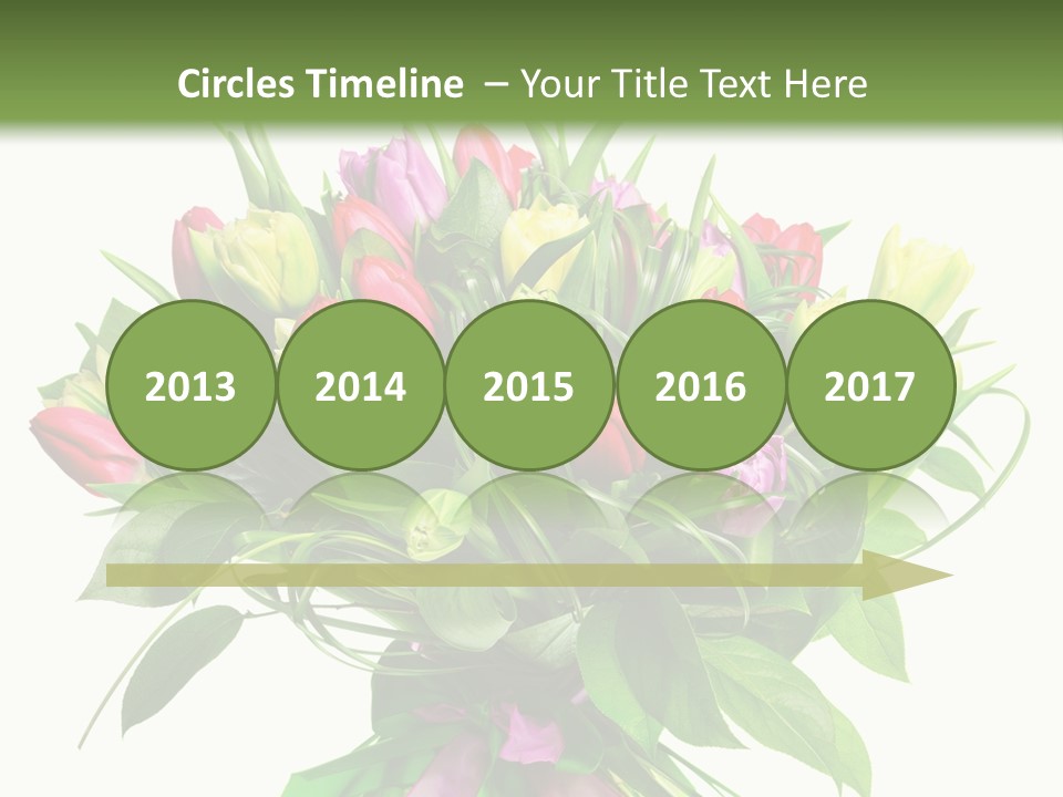 Composition Pink Spring PowerPoint Template