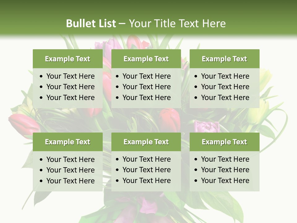 Composition Pink Spring PowerPoint Template