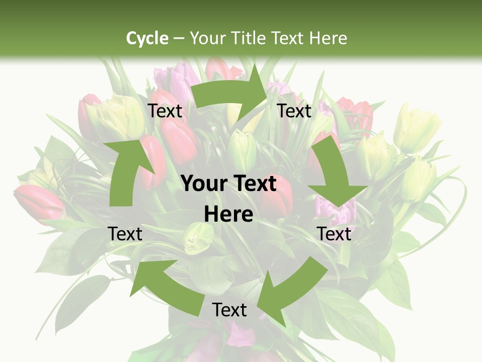 Composition Pink Spring PowerPoint Template