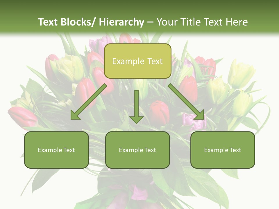 Composition Pink Spring PowerPoint Template