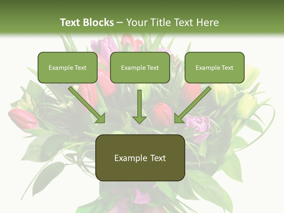 Composition Pink Spring PowerPoint Template