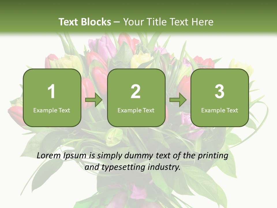 Composition Pink Spring PowerPoint Template