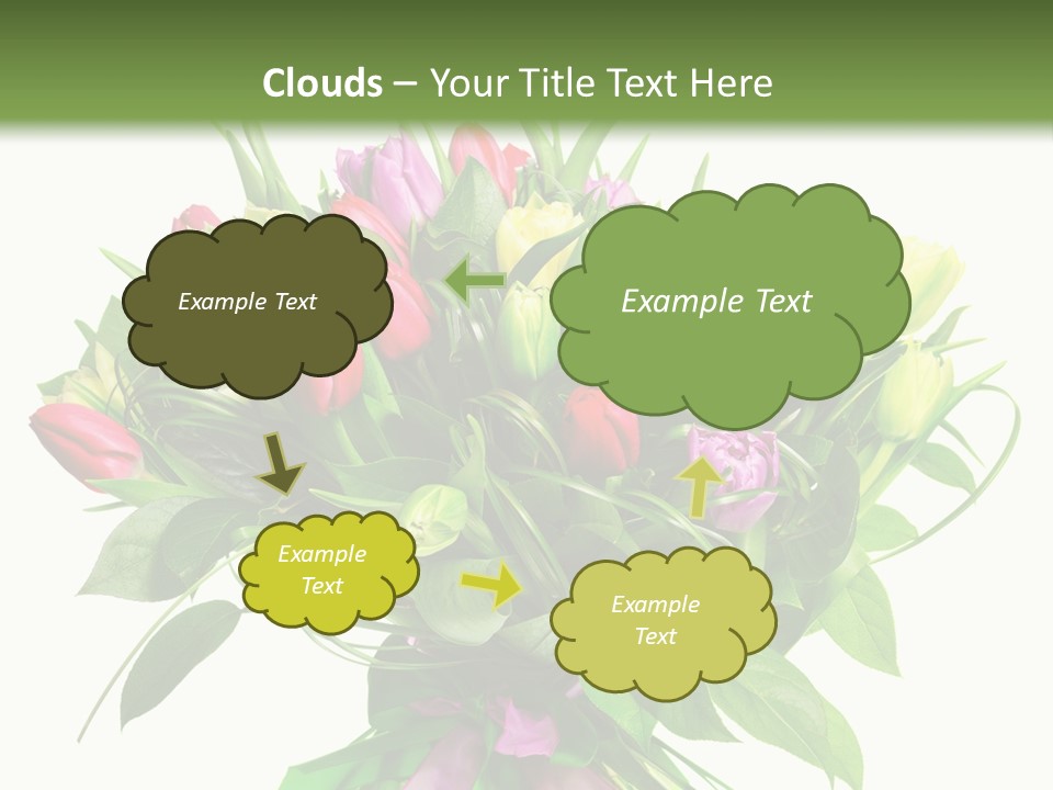 Composition Pink Spring PowerPoint Template