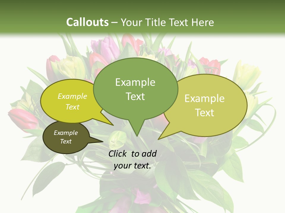 Composition Pink Spring PowerPoint Template